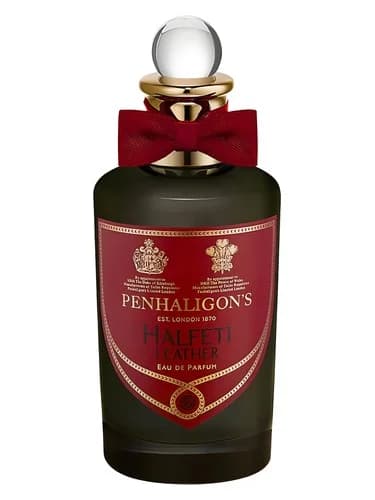 Frasco del perfume Halfeti Leather de Penhaligon S — fragancia unisex