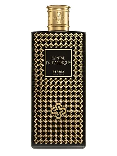 Frasco del perfume Santal Du Pacifique de Perris Monte Carlo — fragancia unisex