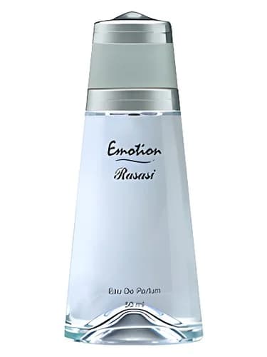 Frasco del perfume Emotion de Rasasi — fragancia femenino