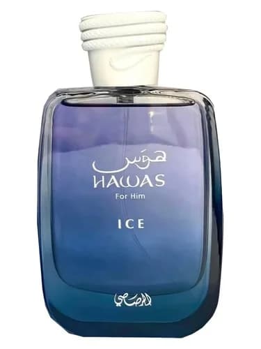 Frasco del perfume Hawas Ice For Him de Rasasi — fragancia masculino