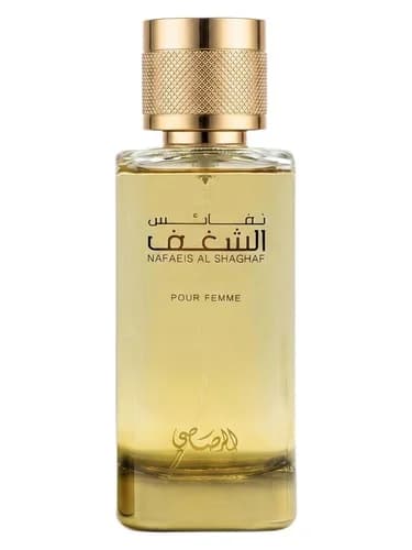 Frasco del perfume Shaghaf Pour Femme de Rasasi — fragancia femenino