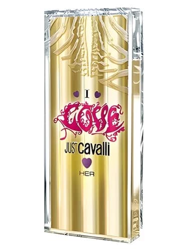 Frasco del perfume Just Cavalli I Love Her de Roberto Cavalli — fragancia femenino