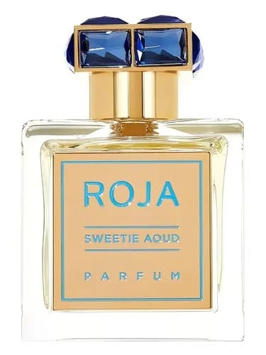 Frasco del perfume Sweetie Aoud de Roja Dove — fragancia unisex