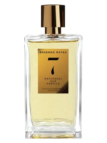 Frasco del perfume Rosendo Mateu No 7 Patchouli Oud Vanilla de Rosendo Mateu Olfactive Expressions — fragancia unisex