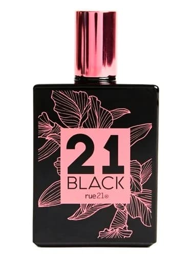 Frasco del perfume Twentyone Black de Rue21 — fragancia femenino