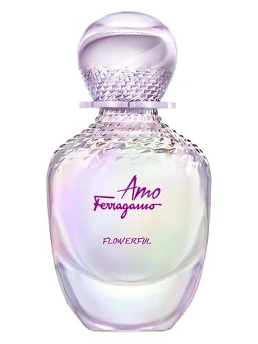 Frasco del perfume Amo Ferragamo Flowerful de Salvatore Ferragamo — fragancia femenino