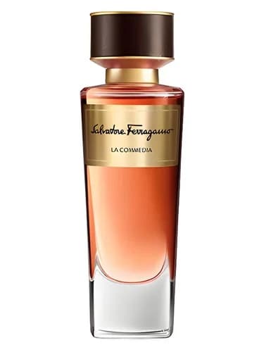 Frasco del perfume La Commedia de Salvatore Ferragamo — fragancia unisex