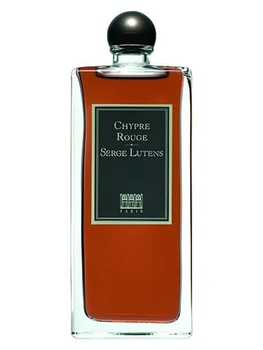 Frasco del perfume Chypre Rouge de Serge Lutens — fragancia unisex