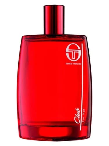Frasco del perfume Club For Her de Sergio Tacchini — fragancia femenino