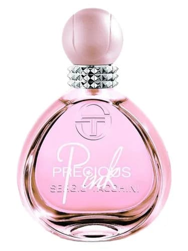 Frasco del perfume Precious Pink de Sergio Tacchini — fragancia femenino
