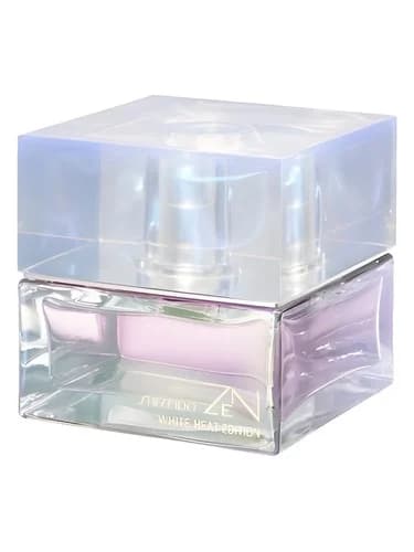 Frasco del perfume Zen White Heat Edition de Shiseido — fragancia femenino