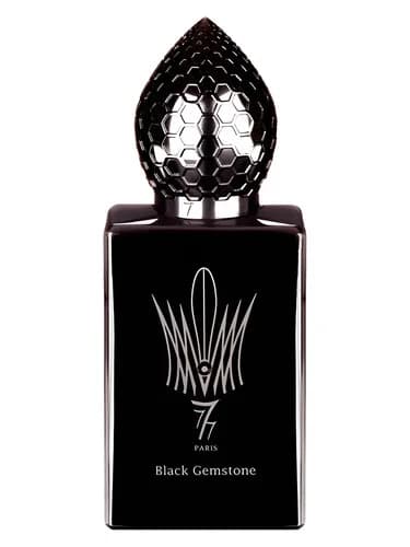 Frasco del perfume Black Gemstone de Stephane Humbert Lucas 777 — fragancia unisex