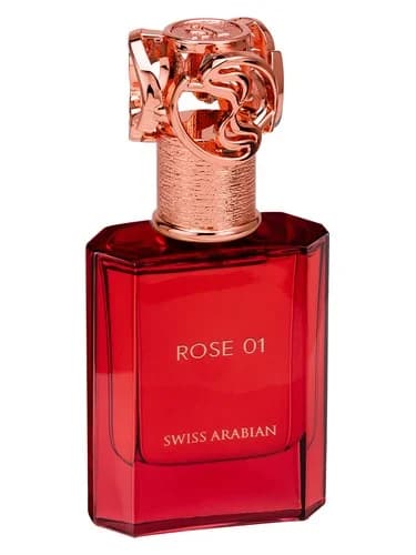 Frasco del perfume Rose 01 de Swiss Arabian — fragancia unisex