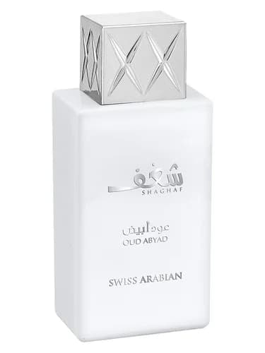 Frasco del perfume Shaghaf Oud Abyad de Swiss Arabian — fragancia unisex