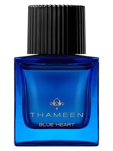 Frasco del perfume Blue Heart de Thameen — fragancia unisex