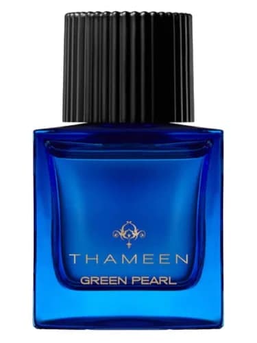 Frasco del perfume Green Pearl de Thameen — fragancia unisex