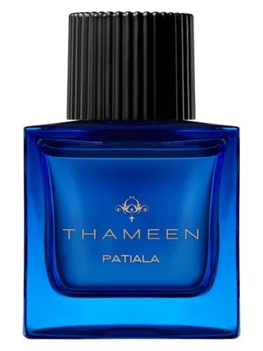 Frasco del perfume Patiala de Thameen — fragancia unisex