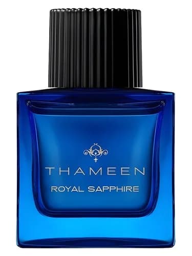 Frasco del perfume Royal Sapphire de Thameen — fragancia unisex