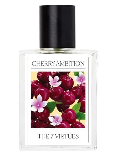 Frasco del perfume Cherry Ambition de The 7 Virtues — fragancia unisex