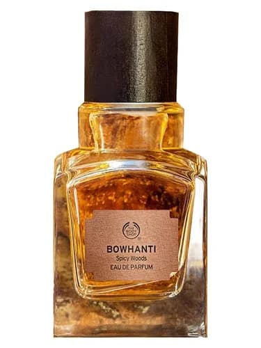 Frasco del perfume Bowhanti de The Body Shop — fragancia unisex