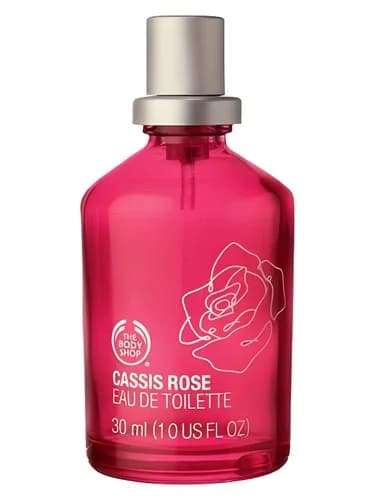 Frasco del perfume Cassis Rose de The Body Shop — fragancia femenino