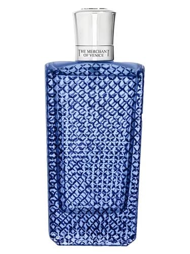 Frasco del perfume Venetian Blue de The Merchant Of Venice — fragancia masculino
