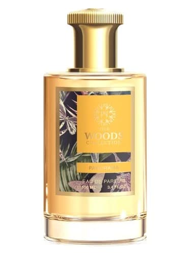 Frasco del perfume Panorama de The Woods Collection — fragancia unisex