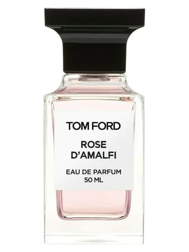 Frasco del perfume Rose D Amalfi de Tom Ford — fragancia unisex