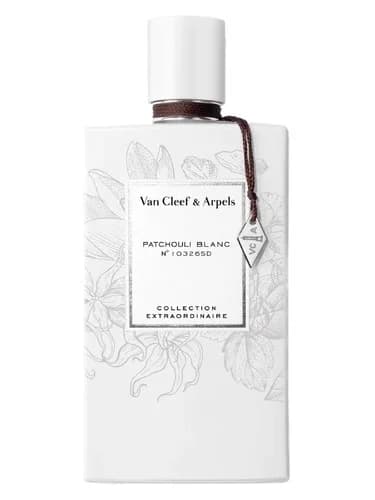 Frasco del perfume Patchouli Blanc de Van Cleef Arpels — fragancia unisex