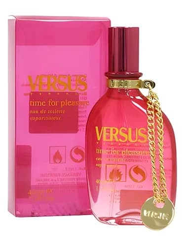 Frasco del perfume Versus Time For Pleasure de Versace — fragancia femenino