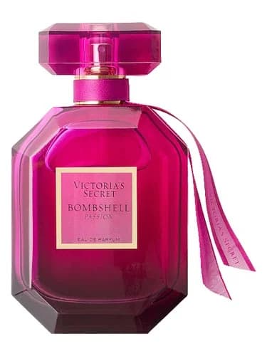 Frasco del perfume Bombshell Passion de Victoria S Secret — fragancia femenino