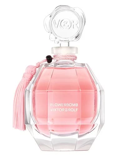 Frasco del perfume Flowerbomb Extrait De Parfum de Viktor Rolf — fragancia femenino