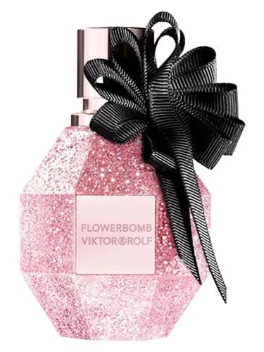 Frasco del perfume Flowerbomb Pink Sparkle de Viktor Rolf — fragancia femenino
