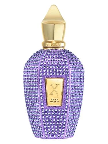 Frasco del perfume Purple Accento de Xerjoff — fragancia unisex