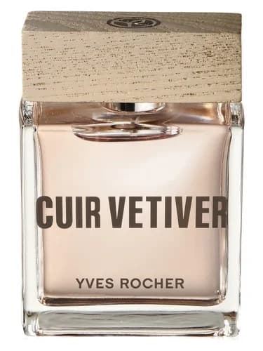 Frasco del perfume Cuir Vetiver de Yves Rocher — fragancia masculino