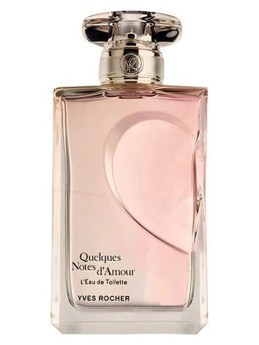 Frasco del perfume Quelques Notes D Amour L Eau De Toilette de Yves Rocher — fragancia femenino
