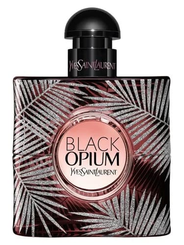 Frasco del perfume Black Opium Exotic Illusion de Yves Saint Laurent — fragancia femenino