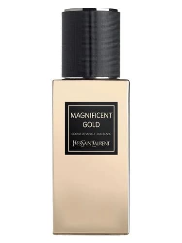 Frasco del perfume Magnificent Gold de Yves Saint Laurent — fragancia unisex