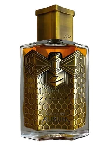 Frasco del perfume Signature Aurum de Zaharoff — fragancia unisex