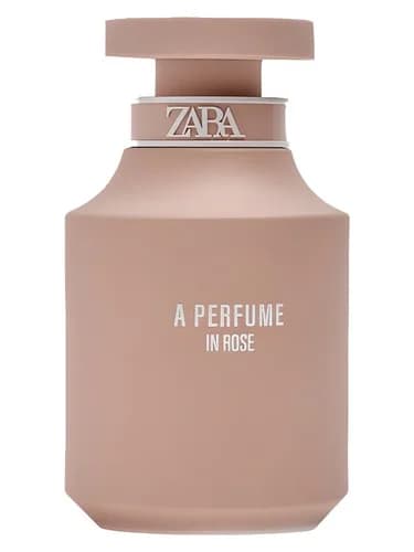 Frasco del perfume A Perfume In Rose de Zara — fragancia femenino