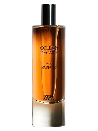 Frasco del perfume Golden Decade de Zara — fragancia femenino