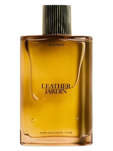 Frasco del perfume Leather Jardin de Zara — fragancia unisex