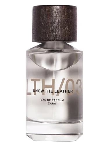 Frasco del perfume Lth 03 Know The Leather de Zara — fragancia masculino