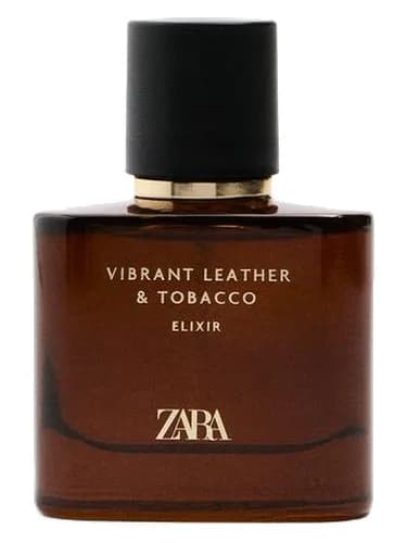 Frasco del perfume Vibrant Leather Tobacco Elixir de Zara — fragancia masculino