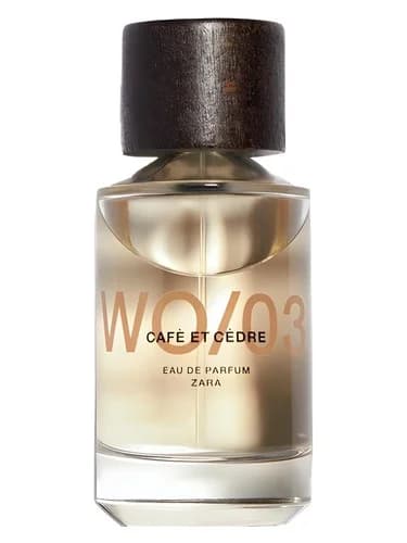 Frasco del perfume Wo 03 Cafe Et Cedre de Zara — fragancia masculino